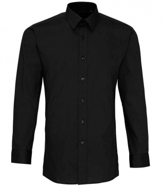Premier PR204 Long Sleeve Fitted Poplin Shirt